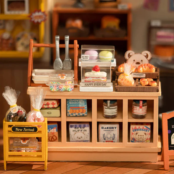 Rolife Becka's Baking House DIY Miniature House For Kids 3D Wooden Toys